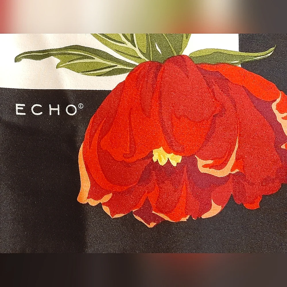 ECHO | Silk, Rose Scarf